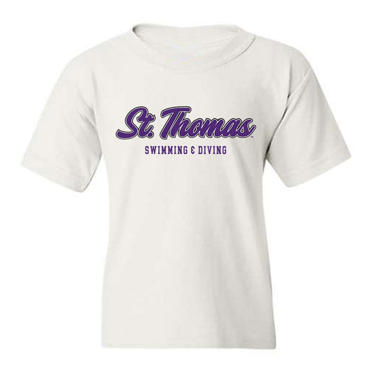 UST - NCAA Women's Swimming & Diving : Tessa Jones - Youth T-Shirt-0