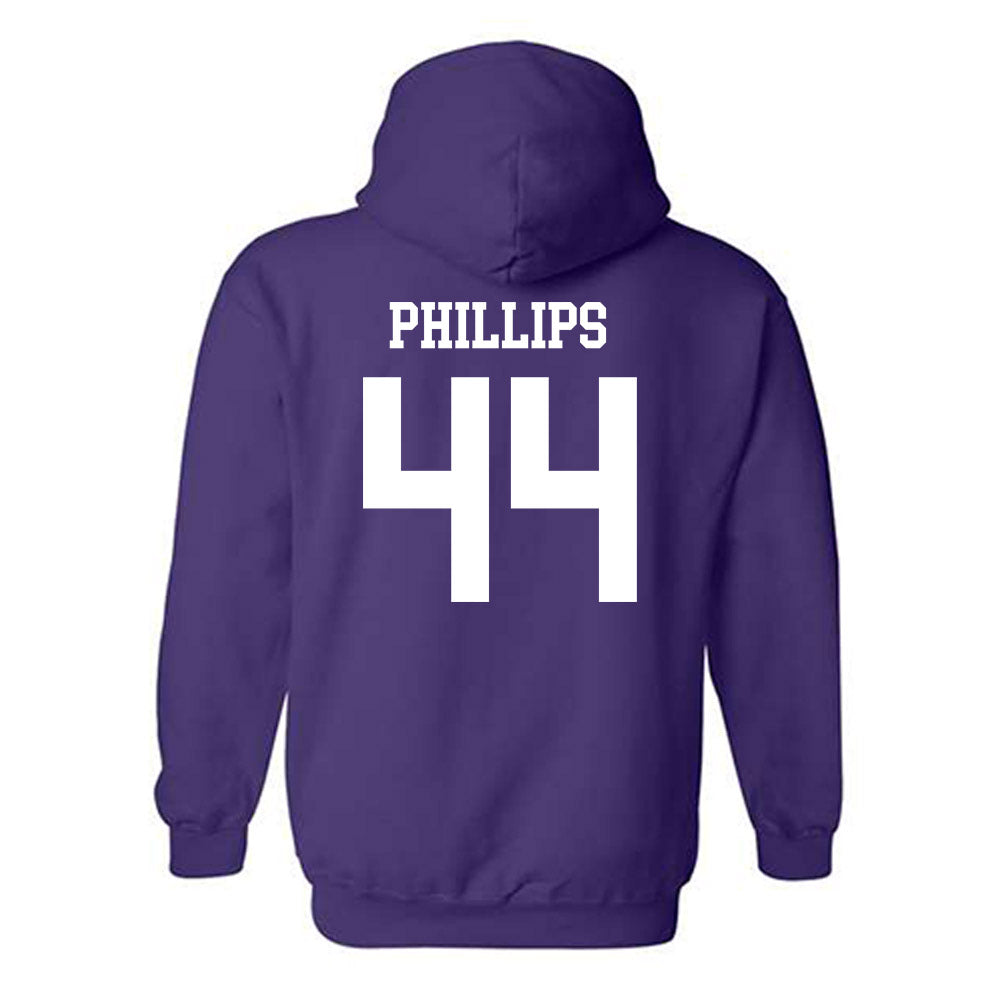 UST - NCAA Baseball : Nolan Phillips - Hooded Sweatshirt-1