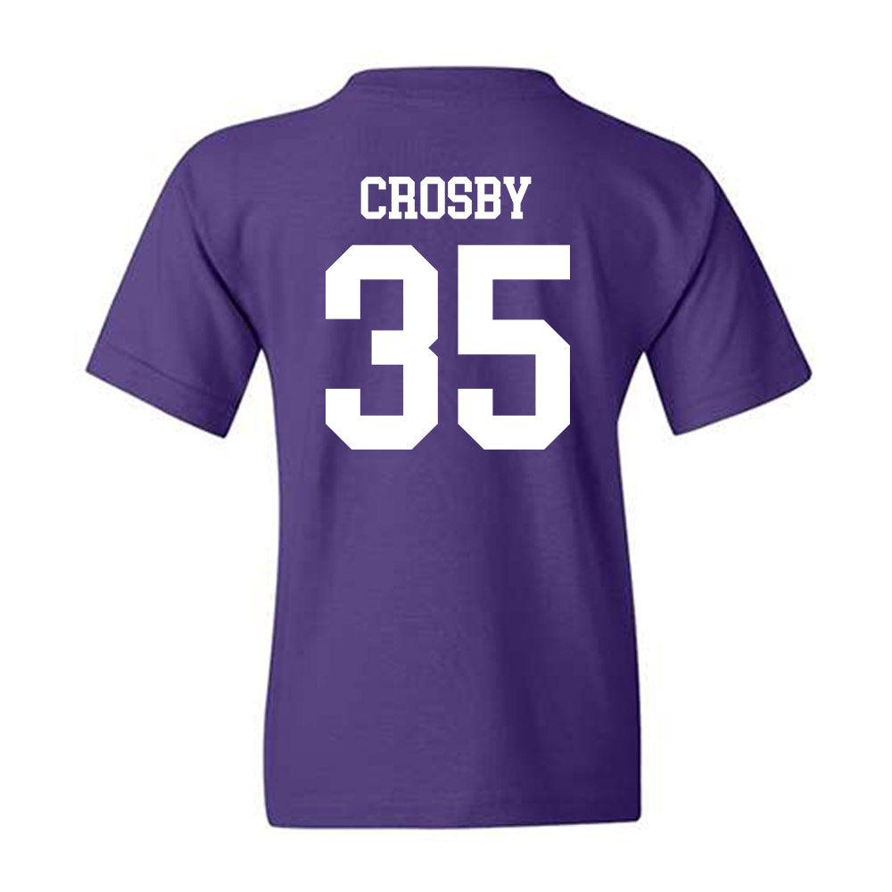 UST - NCAA Baseball : Isaac Crosby - Youth T-Shirt-1