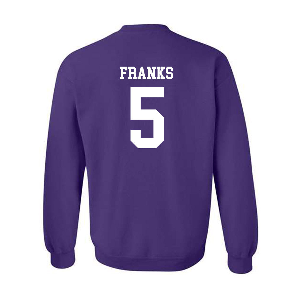 UST - NCAA Men's Basketball : Tim Franks - Crewneck Sweatshirt-1