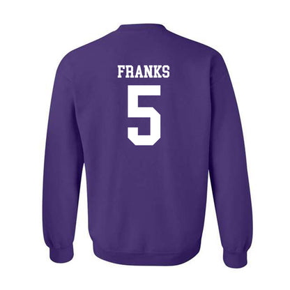 UST - NCAA Men's Basketball : Tim Franks - Crewneck Sweatshirt-1