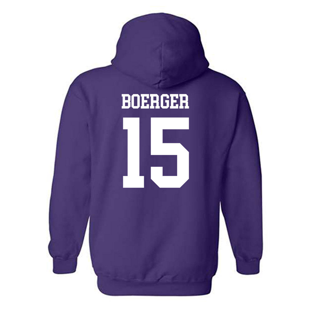 UST - NCAA Women's Ice Hockey : Ella Boerger - Hooded Sweatshirt-1