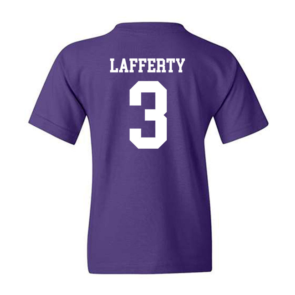 UST - NCAA Men's Basketball : Ryan Lafferty - Youth T-Shirt-1