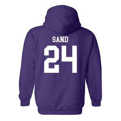 UST - NCAA Women's Basketball : Alyssa Sand - Hooded Sweatshirt-1