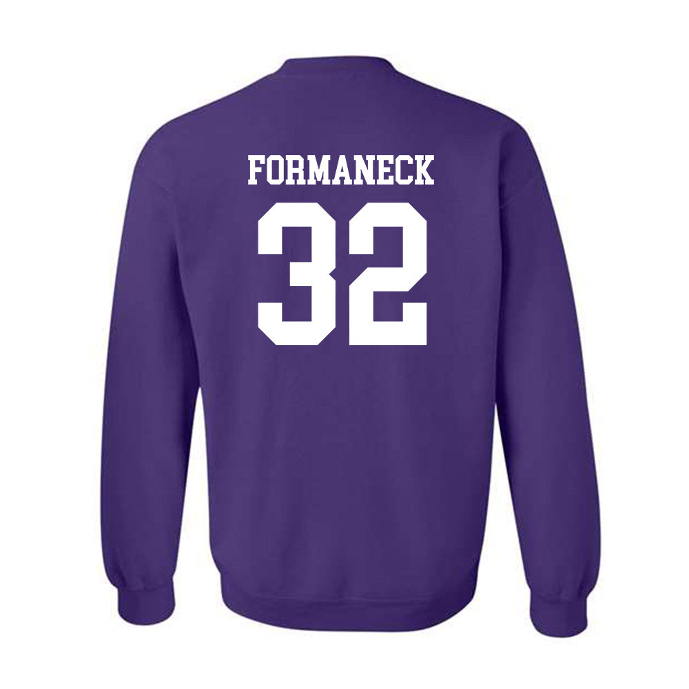 UST - NCAA Baseball : Ezra Formaneck - Crewneck Sweatshirt-1