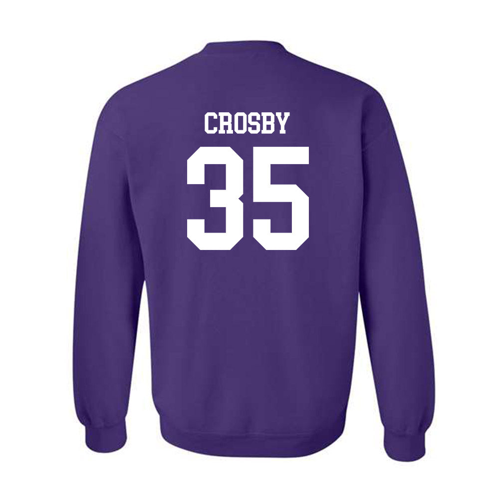 UST - NCAA Baseball : Isaac Crosby - Crewneck Sweatshirt-1