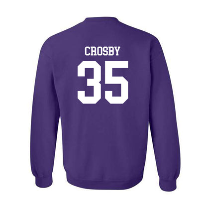 UST - NCAA Baseball : Isaac Crosby - Crewneck Sweatshirt-1