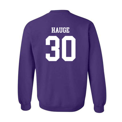 UST - NCAA Women's Basketball : Laura Hauge - Crewneck Sweatshirt-1
