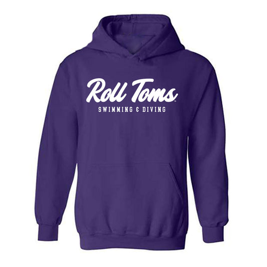 UST - NCAA Women's Swimming & Diving : Victoria Matos - Hooded Sweatshirt-0