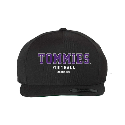 UST - NCAA Football : Hudson Bernarde - Snapback Hat-0