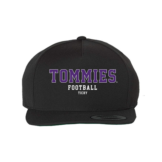 UST - NCAA Football : Nash Tichy - Snapback Hat-0