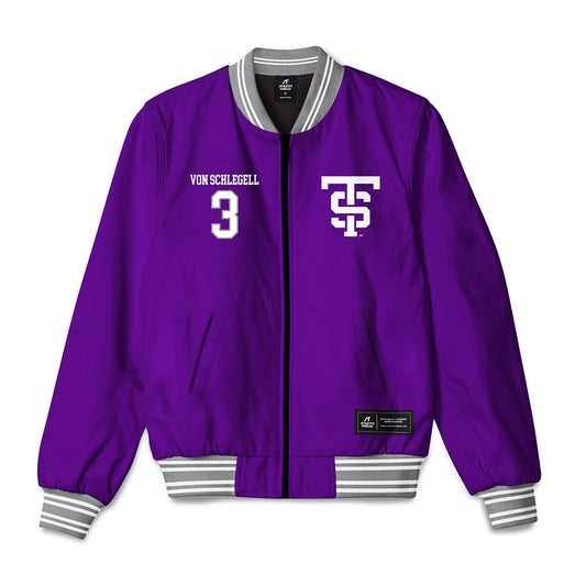 UST - NCAA Baseball : Zan von Schlegell - Bomber Jacket-0