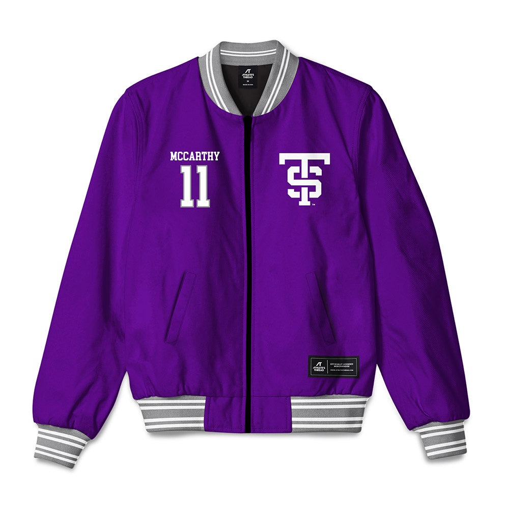 UST - NCAA Women's Soccer : Emily McCarthy - Bomber Jacket-0