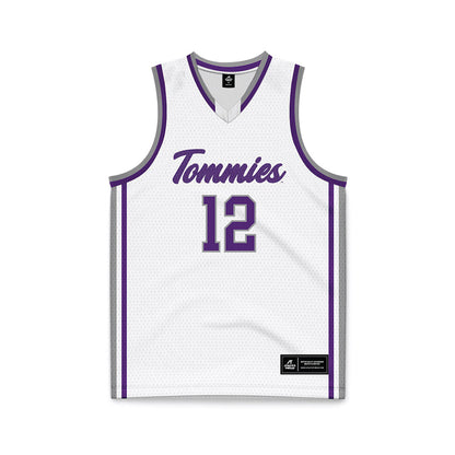 UST - NCAA Men's Basketball : Ryan Dufault - Basketball Jersey-0