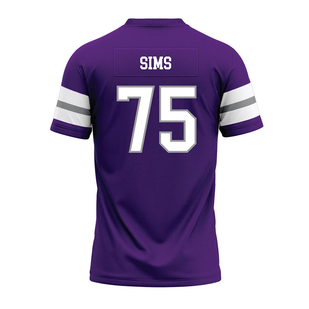 UST - NCAA Football : Ethan Sims - Premium Football Jersey-1