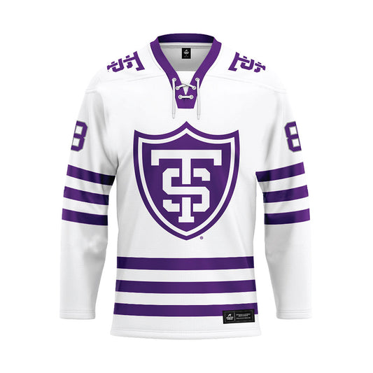 UST - NCAA Men's Ice Hockey : Caige Sterzer - Hockey Jersey-0