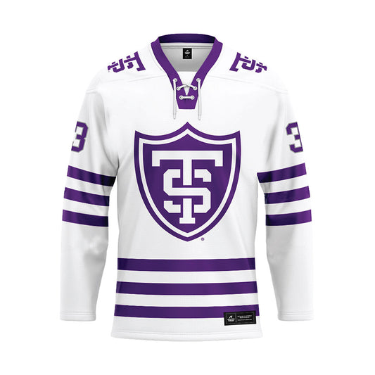 UST - NCAA Men's Ice Hockey : Lucas Wahlin - Hockey Jersey-0