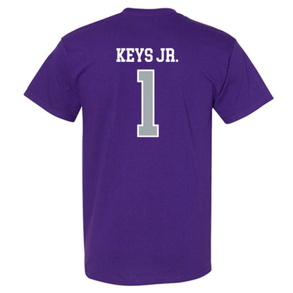 UW-Whitewater - NCAA Men's Basketball : Agape Keys Jr. - T-Shirt-1