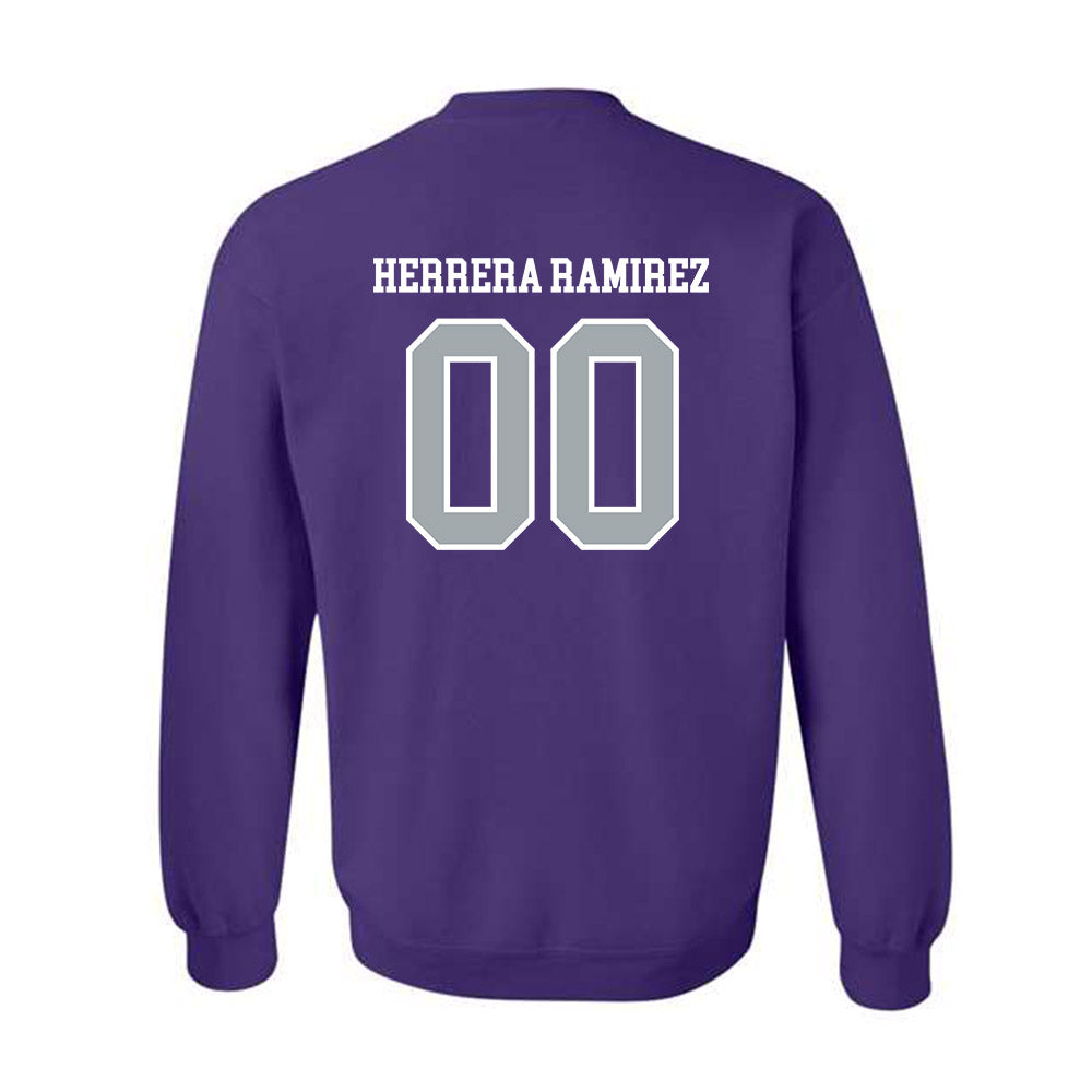 UW-Whitewater - NCAA Football : Adan Herrera Ramirez - Crewneck Sweatshirt-1