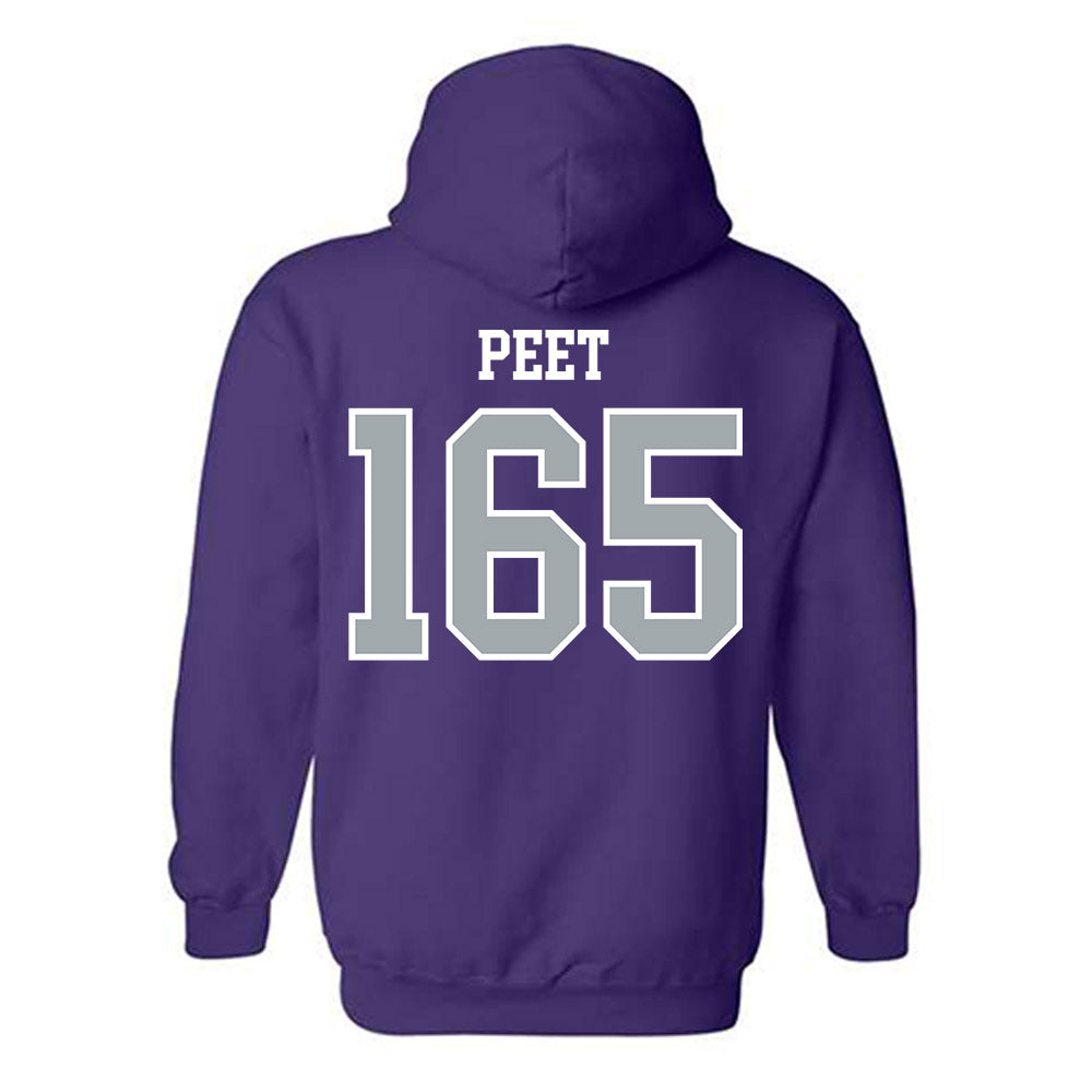 UW-Whitewater - NCAA Wrestling : Brayden Peet - Hooded Sweatshirt-1