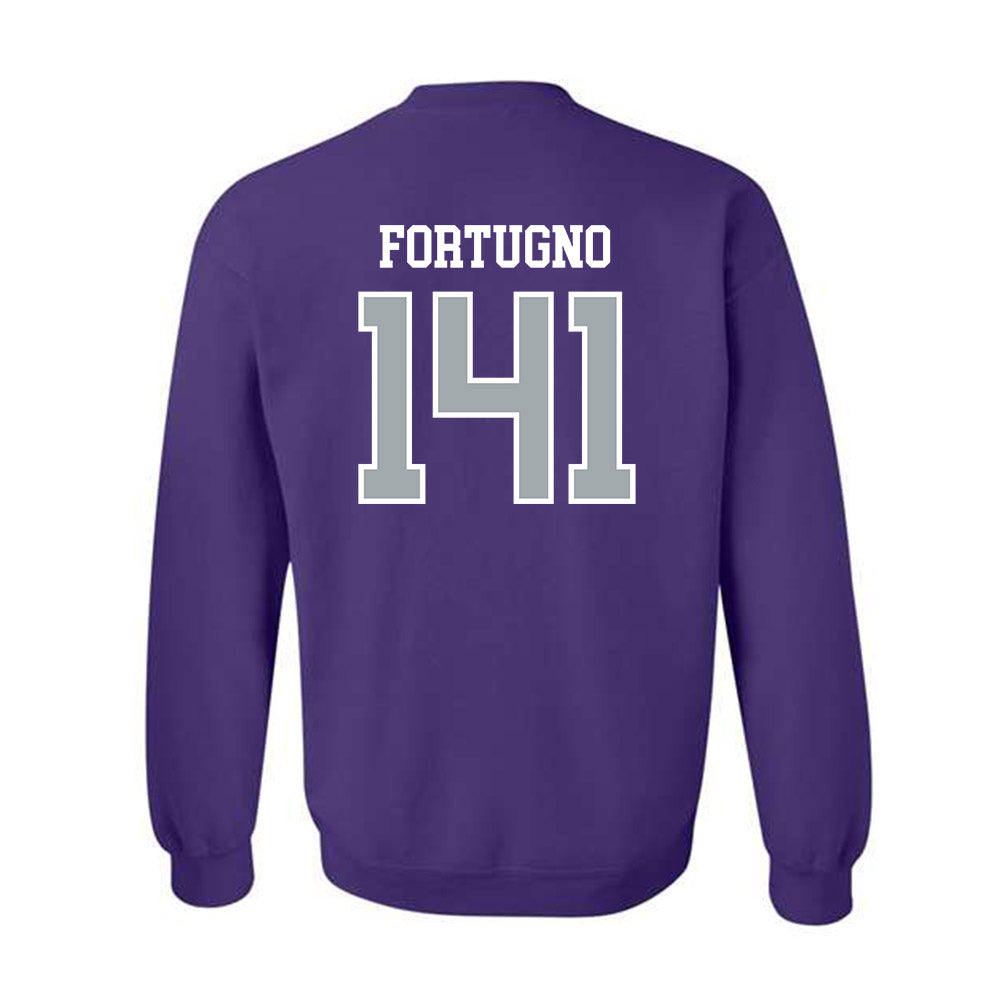 UW-Whitewater - NCAA Wrestling : Justin Fortugno - Crewneck Sweatshirt-1