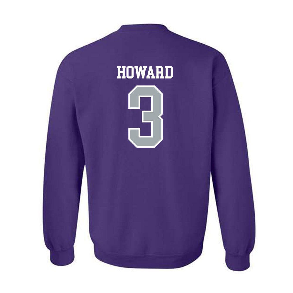 UW-Whitewater - NCAA Men's Basketball : Zay Howard - Crewneck Sweatshirt-1