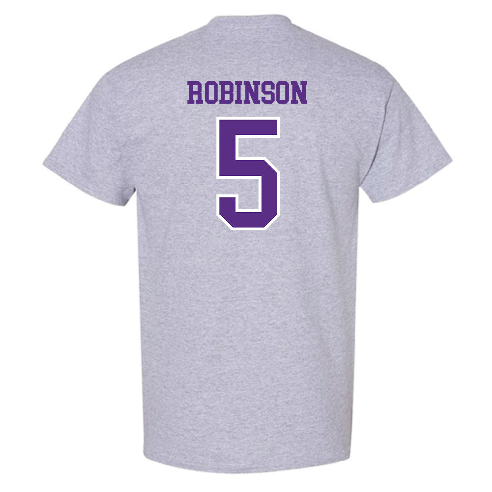 UW-Whitewater - NCAA Men's Basketball : Isaiah Robinson - T-Shirt-1