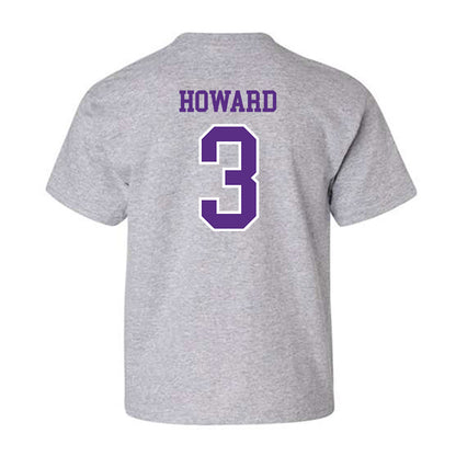 UW-Whitewater - NCAA Men's Basketball : Zay Howard - Youth T-Shirt-1