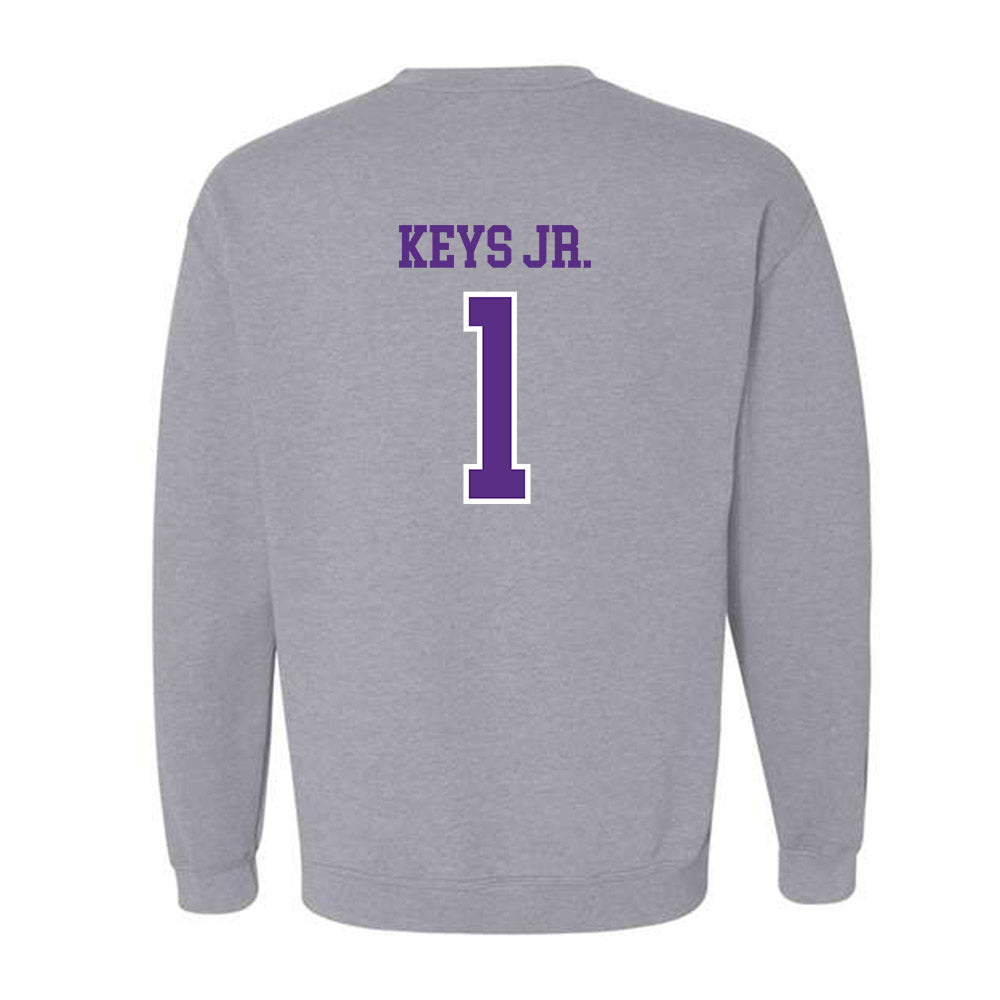 UW-Whitewater - NCAA Men's Basketball : Agape Keys Jr. - Crewneck Sweatshirt-1