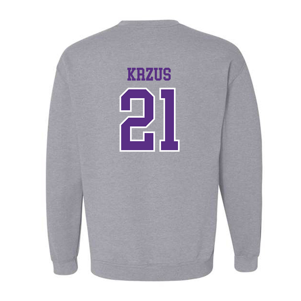 UW-Whitewater - NCAA Women's Volleyball : Aubrie Krzus - Crewneck Sweatshirt-1