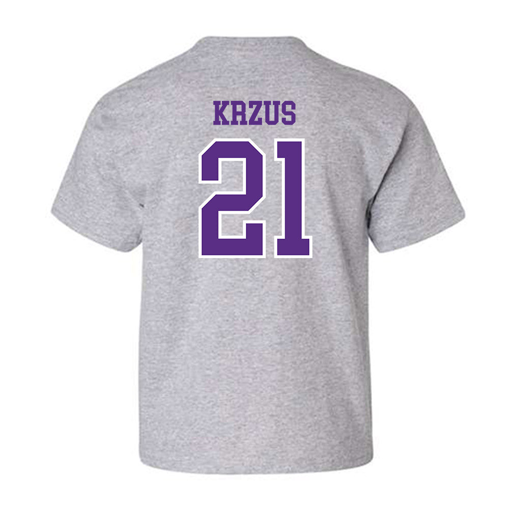 UW-Whitewater - NCAA Women's Volleyball : Aubrie Krzus - Youth T-Shirt-1
