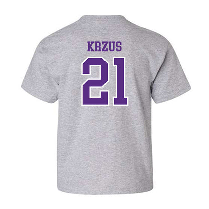 UW-Whitewater - NCAA Women's Volleyball : Aubrie Krzus - Youth T-Shirt-1