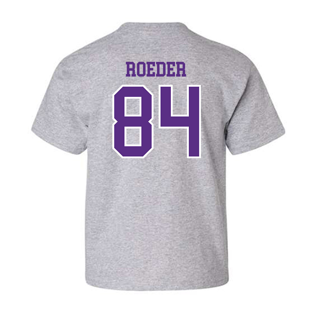 UW-Whitewater - NCAA Football : Luke Roeder - Youth T-Shirt-1
