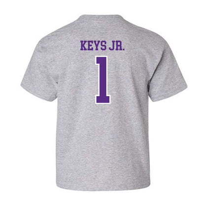UW-Whitewater - NCAA Men's Basketball : Agape Keys Jr. - Youth T-Shirt-1
