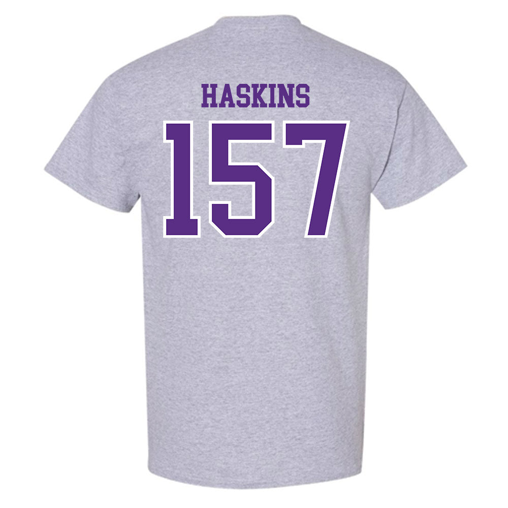 UW-Whitewater - NCAA Wrestling : Maximus Haskins - T-Shirt-1