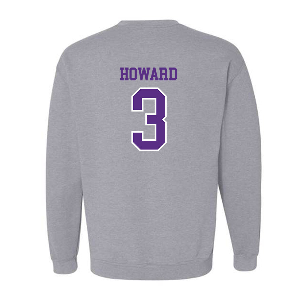 UW-Whitewater - NCAA Men's Basketball : Zay Howard - Crewneck Sweatshirt-1