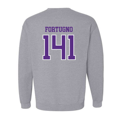 UW-Whitewater - NCAA Wrestling : Justin Fortugno - Crewneck Sweatshirt-1