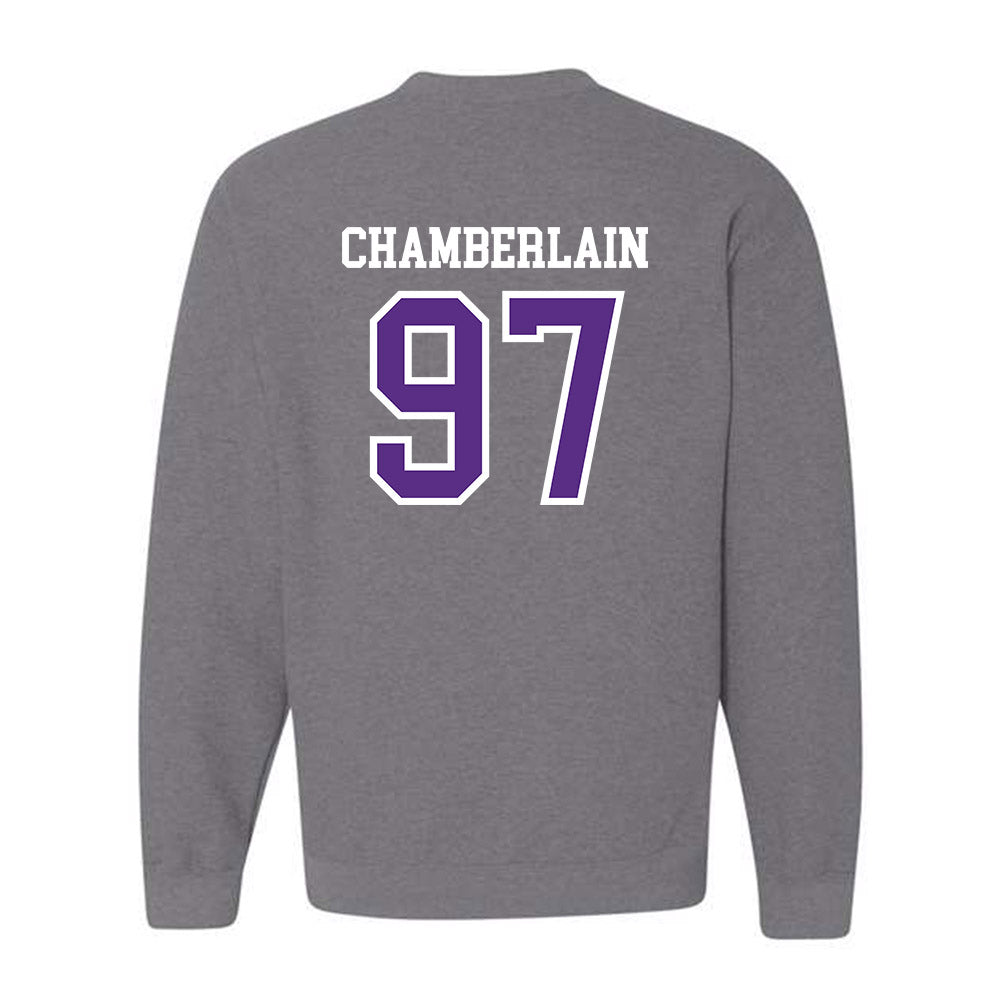 UW-Whitewater - NCAA Football : Jace Chamberlain - Crewneck Sweatshirt-1