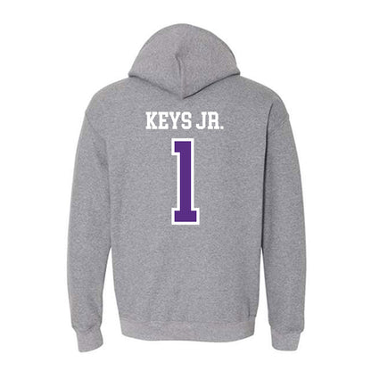 UW-Whitewater - NCAA Men's Basketball : Agape Keys Jr. - Hooded Sweatshirt-1