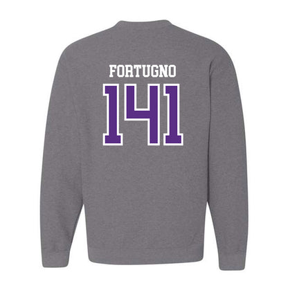 UW-Whitewater - NCAA Wrestling : Justin Fortugno - Crewneck Sweatshirt-1