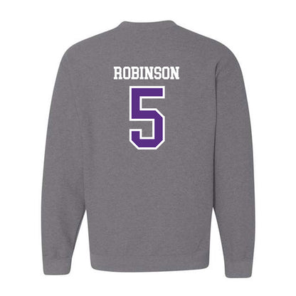 UW-Whitewater - NCAA Men's Basketball : Isaiah Robinson - Crewneck Sweatshirt-1