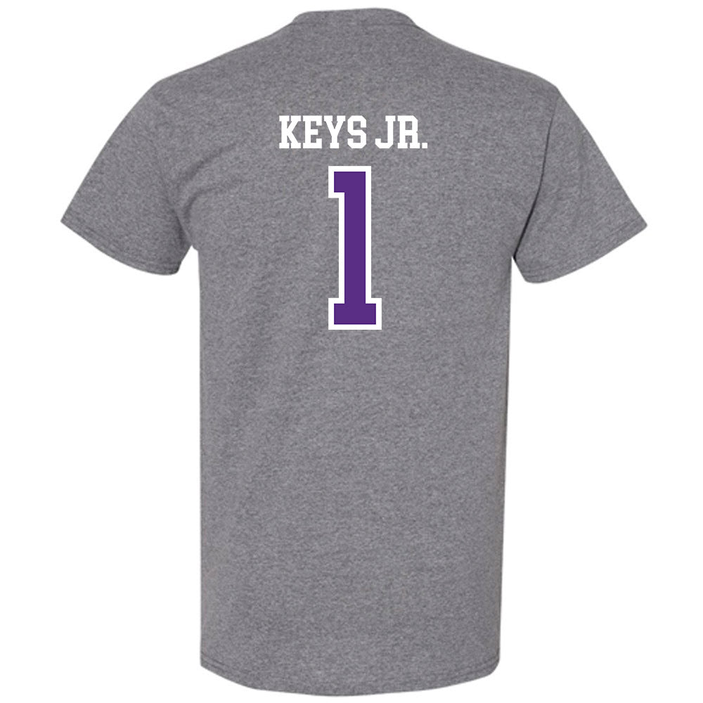 UW-Whitewater - NCAA Men's Basketball : Agape Keys Jr. - T-Shirt-1