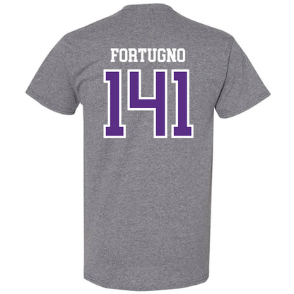 UW-Whitewater - NCAA Wrestling : Justin Fortugno - T-Shirt-1