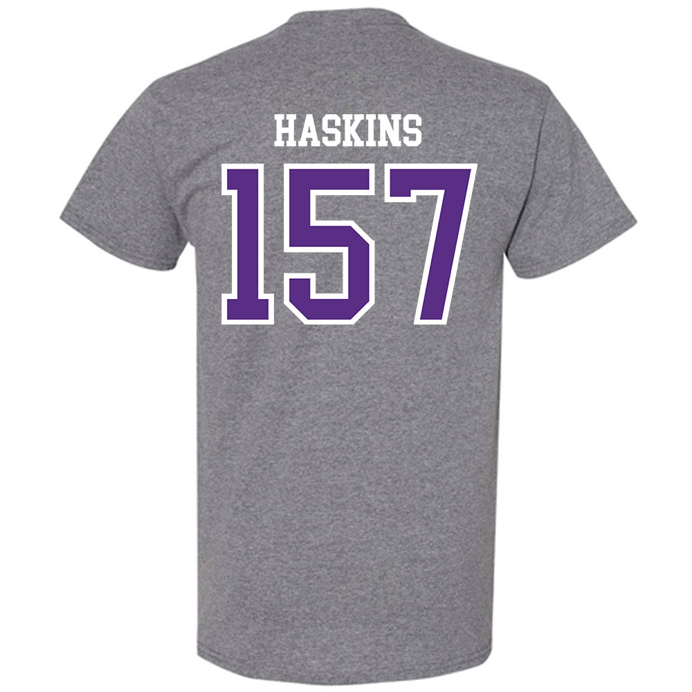 UW-Whitewater - NCAA Wrestling : Maximus Haskins - T-Shirt-1