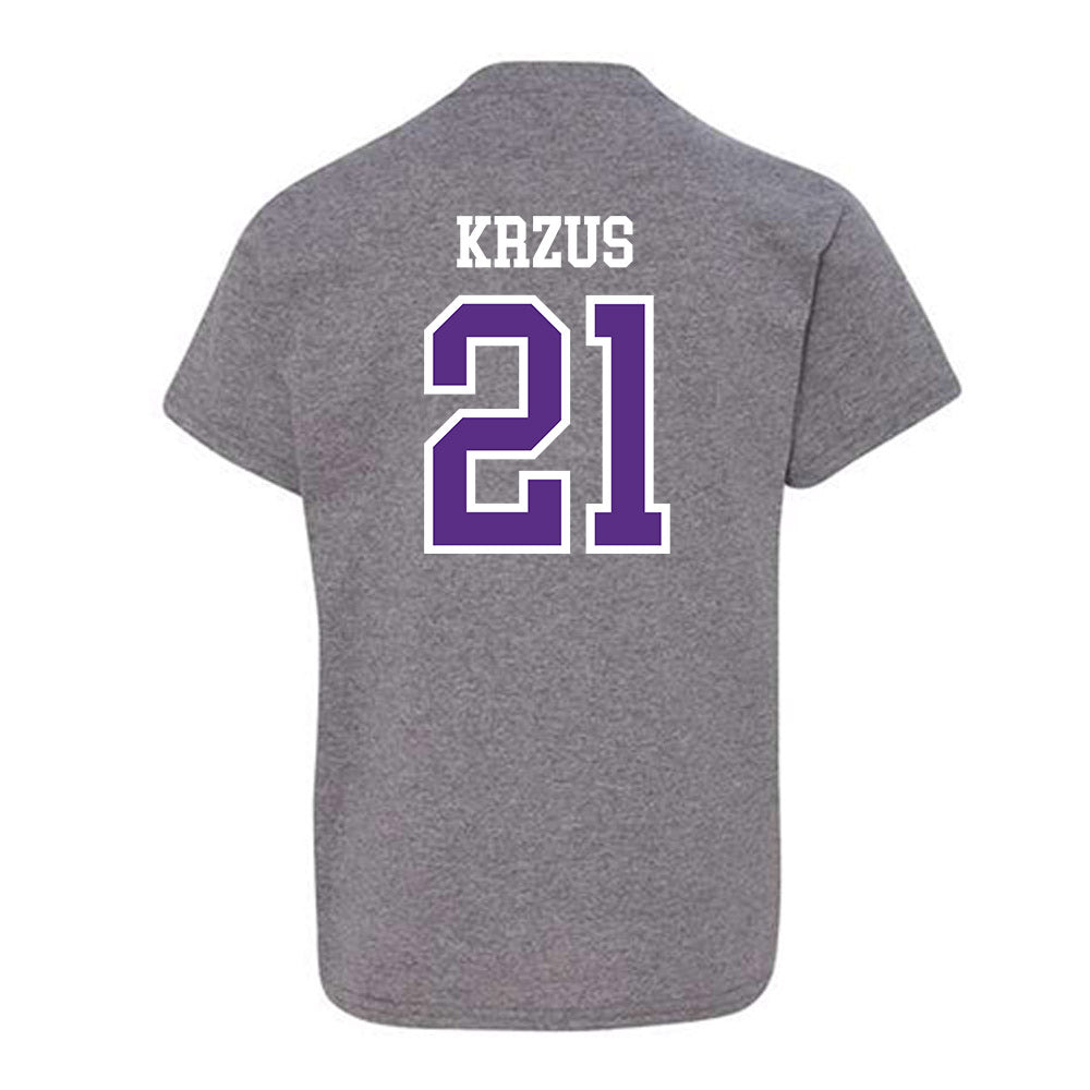 UW-Whitewater - NCAA Women's Volleyball : Aubrie Krzus - Youth T-Shirt-1
