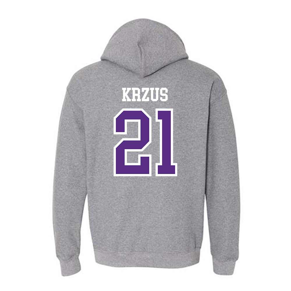 UW-Whitewater - NCAA Women's Volleyball : Aubrie Krzus - Hooded Sweatshirt-1