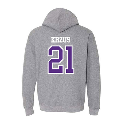 UW-Whitewater - NCAA Women's Volleyball : Aubrie Krzus - Hooded Sweatshirt-1