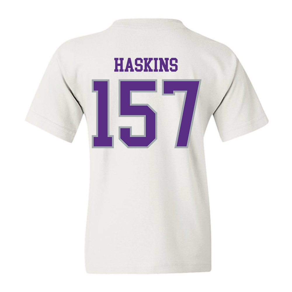 UW-Whitewater - NCAA Wrestling : Maximus Haskins - Classic Shersey Youth T-Shirt-1