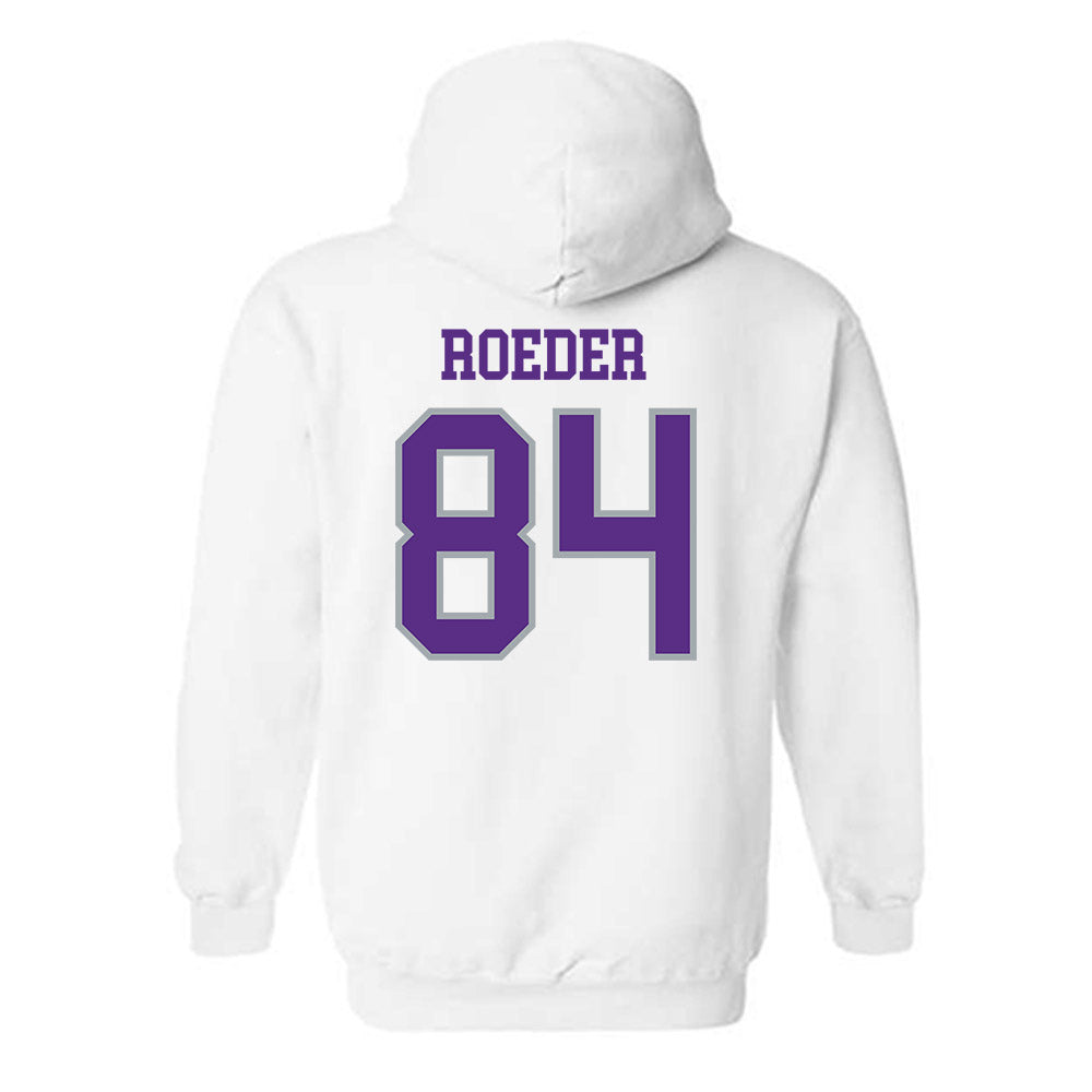 UW-Whitewater - NCAA Football : Luke Roeder - Classic Shersey Hooded Sweatshirt-1
