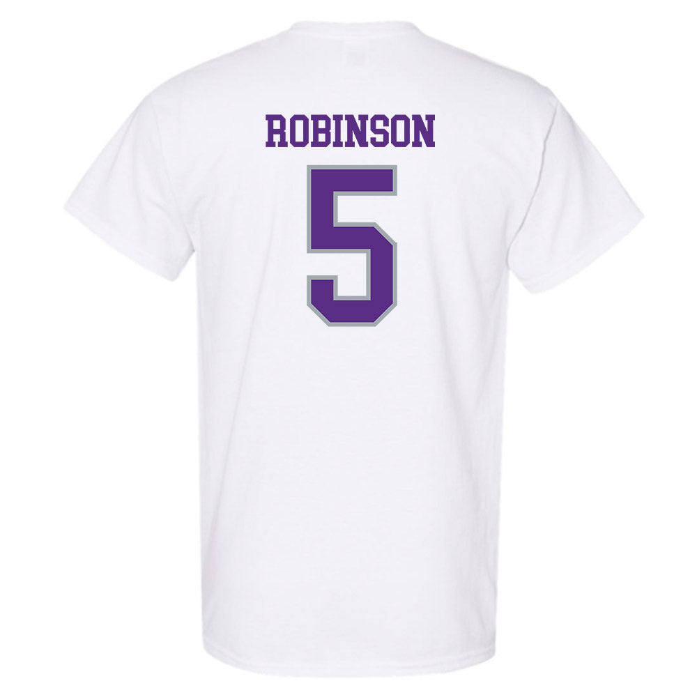 UW-Whitewater - NCAA Men's Basketball : Isaiah Robinson - Classic Shersey T-Shirt-1